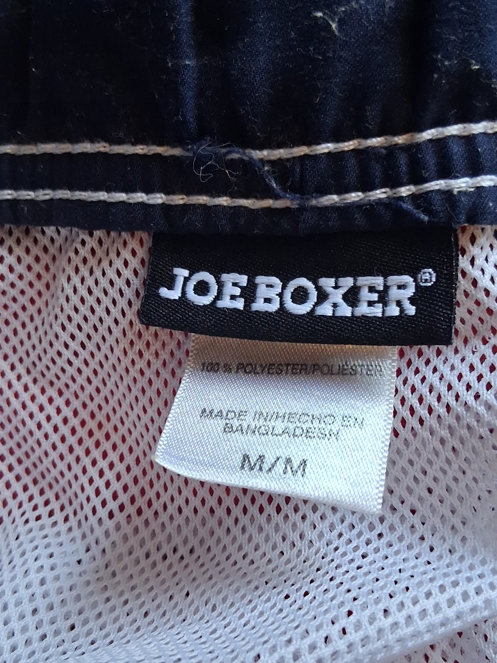 Joe Boxer Red Mens Swim SHORTS. Mesh Lining M 260818